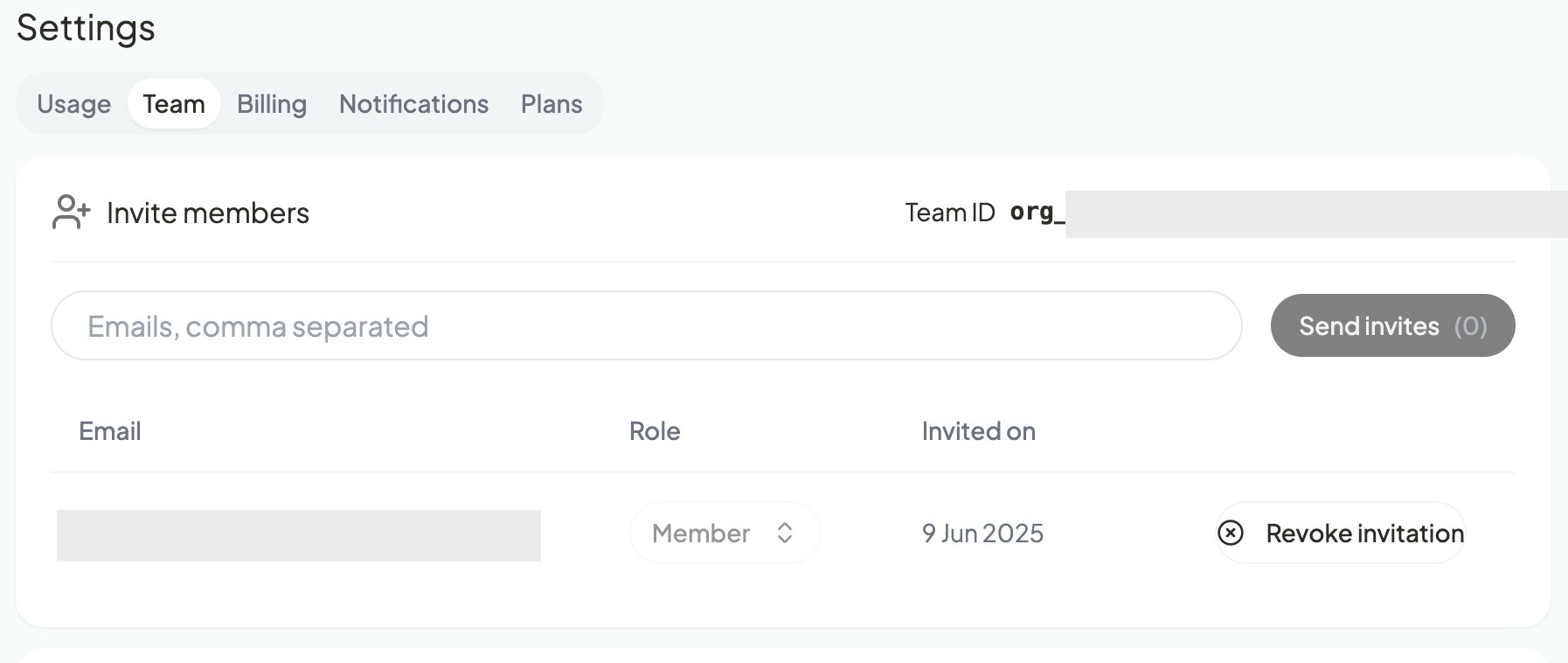 Invitation Status